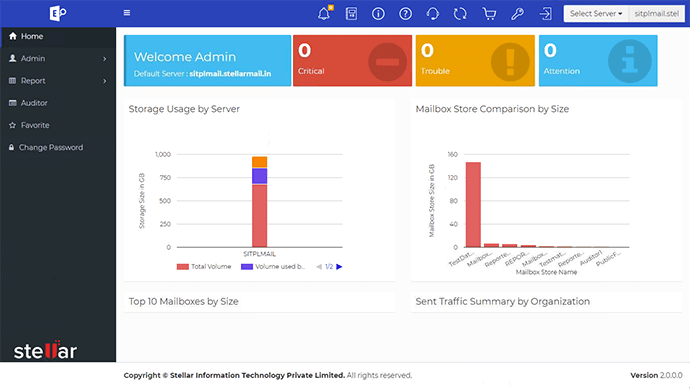 Stellar Reporter & Auditor for Exchange Server